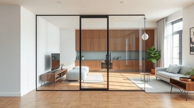 پارتیشن شیشه‌ ای برای منزل